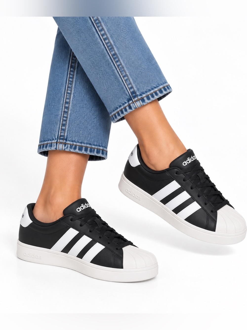 Adidas NWT Streetalk black & white shoes women’s 6.5